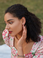 BAMOER Genuine 925 Sterling Silver Minimalist Cute Tail Stud Earrings - Proshot Bazaar