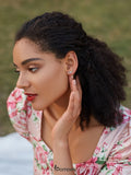 BAMOER Genuine 925 Sterling Silver Minimalist Cute Tail Stud Earrings - Proshot Bazaar