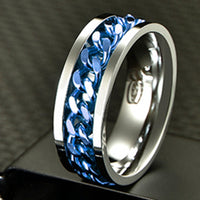 LETDIFFERY High Quality Stainless Steel Rotatable Men Ring - Proshot Bazaar