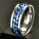 LETDIFFERY High Quality Stainless Steel Rotatable Men Ring - Proshot Bazaar
