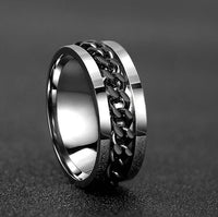 LETDIFFERY High Quality Stainless Steel Rotatable Men Ring - Proshot Bazaar