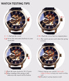WINNER Royal Diamond Display Design Mechanical Men's Watch - Watches - Proshot Bazaar