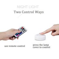 Wireless RGB LED Puck Light with Remote Control - Electronics - Proshot Bazaar