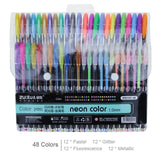 Korean 12/18/24/36/48 Pack Creative Flash Color Gel Pens Set - School - Proshot Bazaar