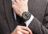 CURREN Waterproof Sport Chronograph Quartz Genuine Leather Men's Watch - Watches - Proshot Bazaar