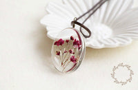 Handmade Natural Dried Flower Necklace - Necklaces - Proshot Bazaar