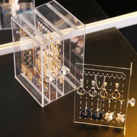 Transparent Jewelry Storage Box - Earrings - Proshot Bazaar