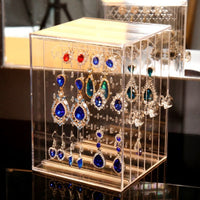 Transparent Jewelry Storage Box - Earrings - Proshot Bazaar