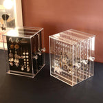 Transparent Jewelry Storage Box - Earrings - Proshot Bazaar
