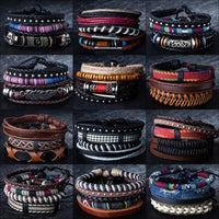 Vintage Charm Leather Bracelet - Bracelets - Proshot Bazaar