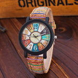 VANSVAR Casual Leather Quartz Watch - Watches - Proshot Bazaar