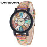 VANSVAR Casual Leather Quartz Watch - Watches - Proshot Bazaar