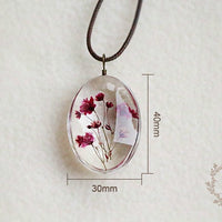 Handmade Natural Dried Flower Necklace - Necklaces - Proshot Bazaar