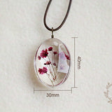 Handmade Natural Dried Flower Necklace - Necklaces - Proshot Bazaar