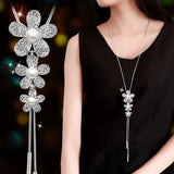 Fashion Zircon Long Necklace - Proshot Bazaar