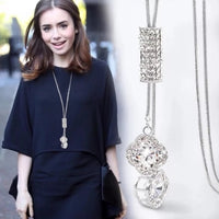 Fashion Zircon Long Necklace - Proshot Bazaar