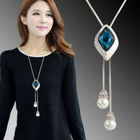 Fashion Zircon Long Necklace - Proshot Bazaar