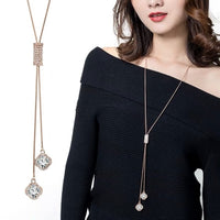 Fashion Zircon Long Necklace - Proshot Bazaar