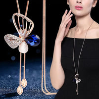 Fashion Zircon Long Necklace - Proshot Bazaar