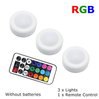 Wireless RGB LED Puck Light with Remote Control - Electronics - Proshot Bazaar