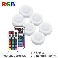 Wireless RGB LED Puck Light with Remote Control - Electronics - Proshot Bazaar
