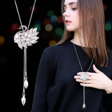 Fashion Zircon Long Necklace - Proshot Bazaar