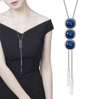 Fashion Zircon Long Necklace - Proshot Bazaar