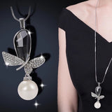 Fashion Zircon Long Necklace - Proshot Bazaar