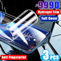 3PCS Full Cover Hydrogel Film Screen Protector For iPhone - Electronics - Proshot Bazaar