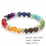 IF ME Fashion Healing Yoga 7 Chakra Bracelet - Bracelets - Proshot Bazaar