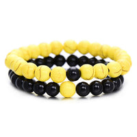 2pcs/Set Classic Natural Stone Beaded Bracelet - Bracelets - Proshot Bazaar