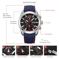 MEGIR Chronograph Waterproof Quartz Men's Watch - Watches - Proshot Bazaar