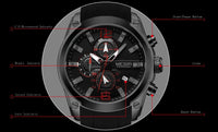 MEGIR Chronograph Waterproof Quartz Men's Watch - Watches - Proshot Bazaar