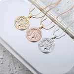 Tree Of Life Crystal Pendant Necklace - Necklaces - Proshot Bazaar