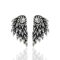 Josbores Gothic Cool Angel Wings Alloy Stud Earrings - Earrings - Proshot Bazaar