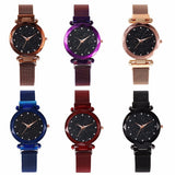 VANSVAR Mesh Magnet Buckle Starry Sky Quartz Watch - Watches - Proshot Bazaar