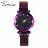 VANSVAR Mesh Magnet Buckle Starry Sky Quartz Watch - Watches - Proshot Bazaar