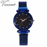 VANSVAR Mesh Magnet Buckle Starry Sky Quartz Watch - Watches - Proshot Bazaar