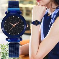 VANSVAR Mesh Magnet Buckle Starry Sky Quartz Watch - Watches - Proshot Bazaar