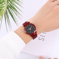 VANSVAR Mesh Magnet Buckle Starry Sky Quartz Watch - Watches - Proshot Bazaar