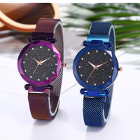 VANSVAR Mesh Magnet Buckle Starry Sky Quartz Watch - Watches - Proshot Bazaar