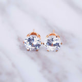 Korean Zircon Pearl Heart Crystal Flower Angel Wings Geometry Stud Earrings For Women - Earrings - Proshot Bazaar