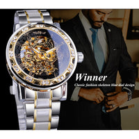 WINNER Royal Diamond Display Design Mechanical Men's Watch - Watches - Proshot Bazaar