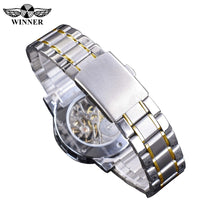 WINNER Royal Diamond Display Design Mechanical Men's Watch - Watches - Proshot Bazaar