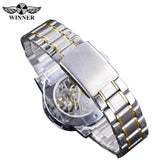 WINNER Royal Diamond Display Design Mechanical Men's Watch - Watches - Proshot Bazaar