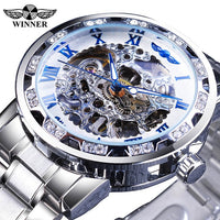 WINNER Royal Diamond Display Design Mechanical Men's Watch - Watches - Proshot Bazaar