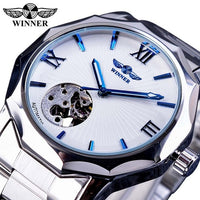 WINNER Royal Diamond Display Design Mechanical Men's Watch - Watches - Proshot Bazaar