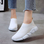 Flyknit Sneakers Women Breathable Casual Flat Shoes - Shoes - Proshot Bazaar