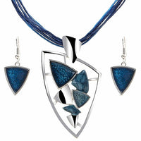 ZOSHI Fashion African Leather Chain Enamel Gem Jewelry Set - Necklaces - Proshot Bazaar