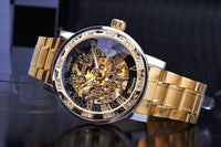 WINNER Royal Diamond Display Design Mechanical Men's Watch - Watches - Proshot Bazaar